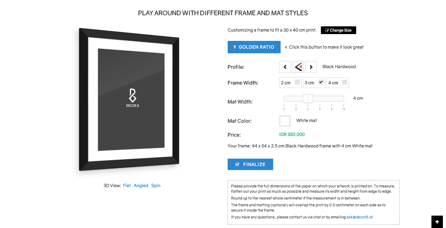 Startup Custom Framing Kini Hadir di Indonesia